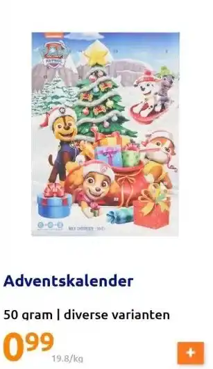 Action Adventskalender aanbieding