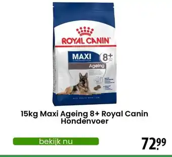 Zooplus 15kg Maxi Ageing 8+ Royal Canin Hondenvoer aanbieding