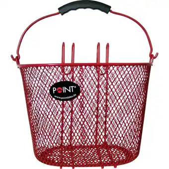 Conrad Point 5107600 fietsmand, voor rood aanbieding