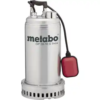 Conrad Metabo dp 28-10 s inox 6.04112.00 dompelpomp voor vervuild water 28000 l/h 17 m aanbieding