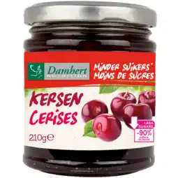 De Online Drogist Damhert low carb confituur kersen 210gr aanbieding