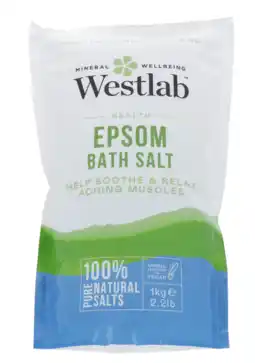 De Online Drogist Westlab reviving epsom zout badzout 1kg aanbieding