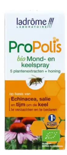 De Online Drogist Ladrôme propolis mond- en keelspray 30ml aanbieding