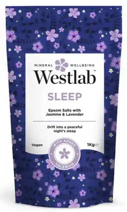De Online Drogist Westlab sleep bathing salts 1000gr aanbieding