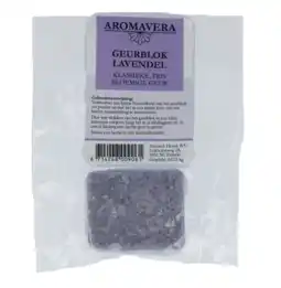 De Online Drogist Aroma vera geurblok lavendel 30gr aanbieding