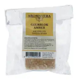 De Online Drogist Aroma vera geurblok amber 30gr aanbieding