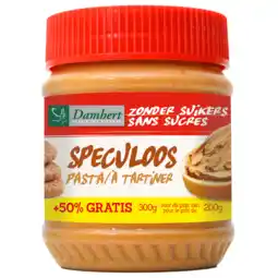 De Online Drogist Damhert speculoos pasta zonder suiker 220gr aanbieding
