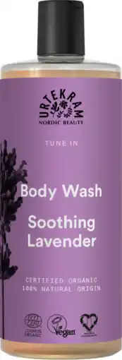 De Online Drogist Urtekram body wash soothing lavender 500ml aanbieding