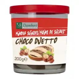 De Online Drogist Damhert minder suikers choco duetto 200gr aanbieding