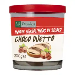 De Online Drogist Damhert minder suikers choco duetto 200gr aanbieding