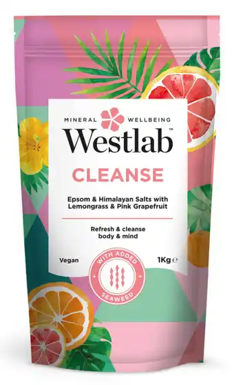 De Online Drogist Westlab cleanse bathing salts 1000gr aanbieding