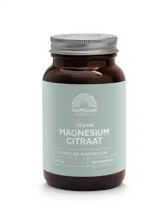 De Online Drogist Mattisson healthstyle absolute magnesium citraat capsules 60cp aanbieding