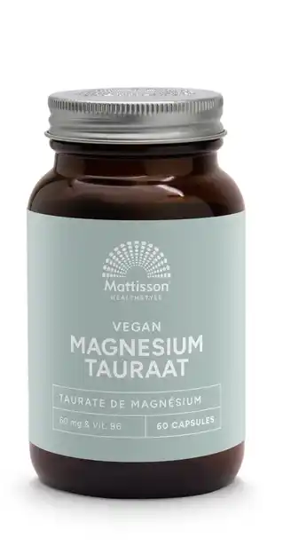De Online Drogist Mattisson healthstyle vegan magnesium tauraat capsules 60vcp aanbieding