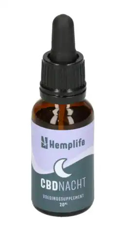 De Online Drogist Hemplife cbd nacht druppels 20ml aanbieding