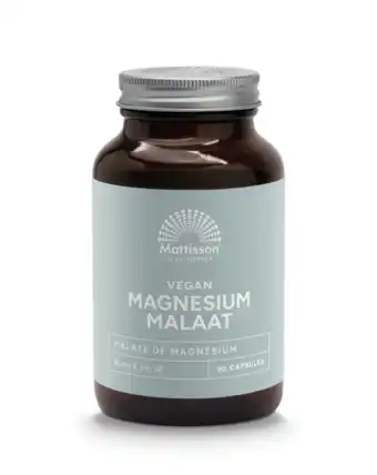 De Online Drogist Mattisson healthstyle vegan magnesium malaat 81mg capsules 90vcp aanbieding