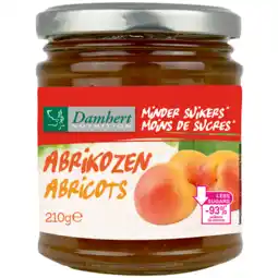 De Online Drogist Damhert low carb confituur abrikozen 210gr aanbieding