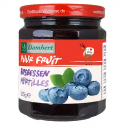 De Online Drogist Damhert puur fruit confituur bosbessen 315gr aanbieding