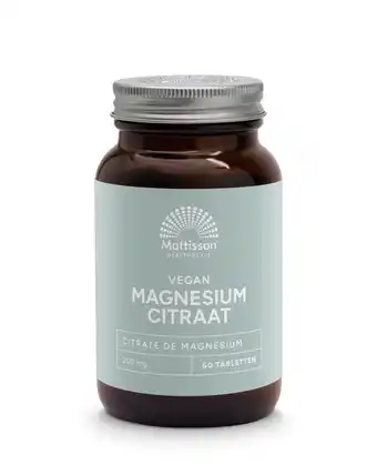 De Online Drogist Mattisson healthstyle magnesium citraat 60tb aanbieding