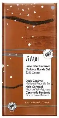 De Online Drogist Vivani puur caramel zeezout bio 80gr aanbieding