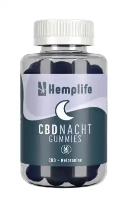 De Online Drogist Hemplife cbd + melatonine nacht gummies 60st aanbieding