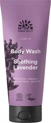 De Online Drogist Urtekram soothing lavender body wash 200ml aanbieding