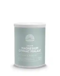 De Online Drogist Mattisson healthstyle vegan magnesium citraat malaat poeder 125gr aanbieding