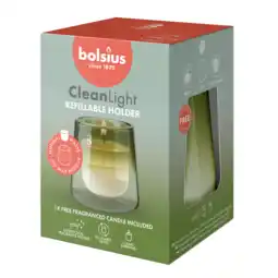 De Online Drogist Bolsius clean light refillable holder gardenia & fig 1st aanbieding