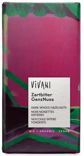 De Online Drogist Vivani chocolade puur hele hazelnoten 100gr aanbieding