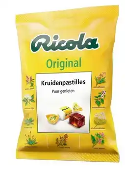 De Online Drogist Ricola original kruidenpastilles 75gr aanbieding