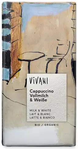 De Online Drogist Vivani chocoladereep cappuccino 100gr aanbieding