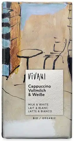 De Online Drogist Vivani chocoladereep cappuccino 100gr aanbieding