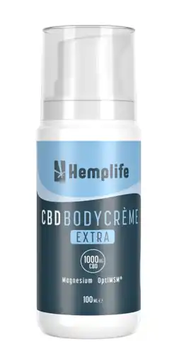 De Online Drogist Hemplife cbd + magnesium extra bodycrème 100ml aanbieding