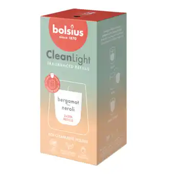 De Online Drogist Bolsius clean light fragranced refills bergamot & neroli 2st aanbieding