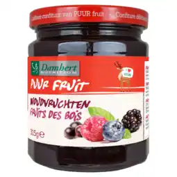 De Online Drogist Damhert puur fruit confituur woudvrucht 315gr aanbieding