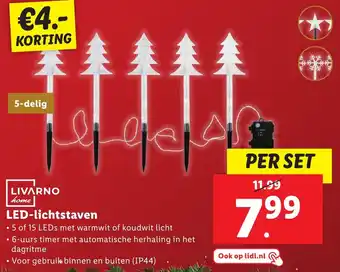 Lidl LIVARNO home LED-lichtstaven aanbieding