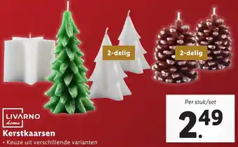 Lidl LIVARNO home Kerstkaarsen aanbieding