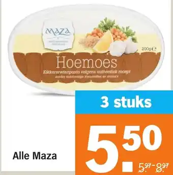 Albert Heijn Alle Maza 3 stuks aanbieding