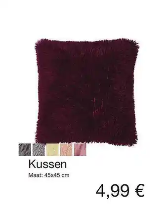 Kik Kussen 45x45 Cm aanbieding