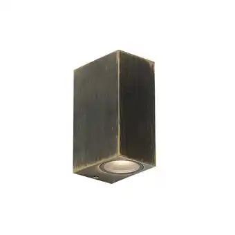 fonQ Qazqa wandlamp buiten baleno - goud|messing - design - l 6.5cm aanbieding