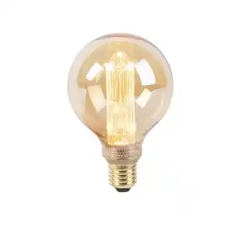 fonQ Luedd led lamp g95 e27 5w 1800k amber 3-staps dimbaar aanbieding