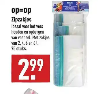 ALDI Zipzakjes aanbieding