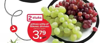 Spar Pitloze Witte Of Blauwe Druiven aanbieding