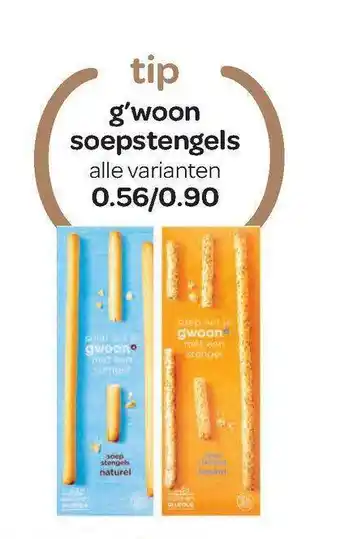 Spar G'woon Soepstengels aanbieding