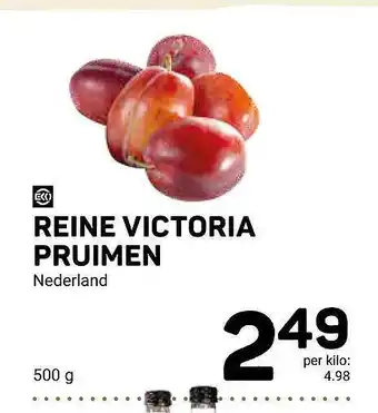 Ekoplaza Reine Victoria Pruimen 500g aanbieding