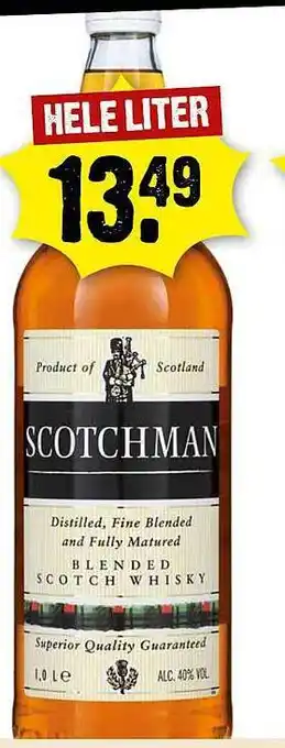 Dirck 3 Scotchman Blended Scotch Whisky aanbieding