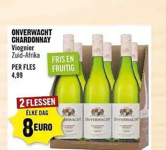 Dirck 3 Onverwacht Chardonnay Viognier Zuid-Afrika aanbieding