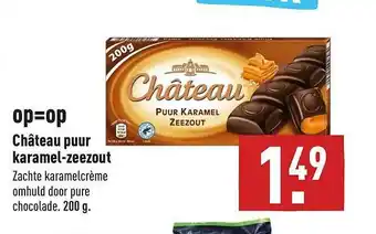 ALDI Château Puur Karamel-Zeezout 200g aanbieding