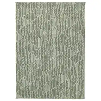 IKEA Stenlille vloerkleed, laagpolig, groen, 170x240 cm aanbieding