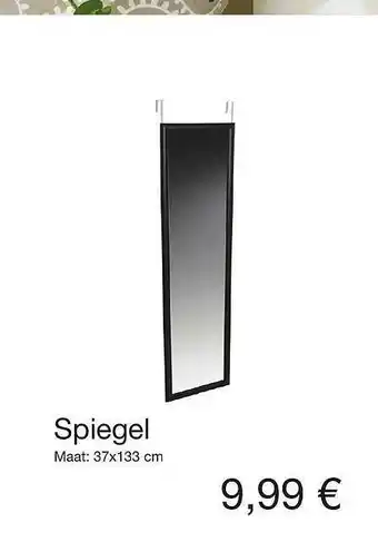 Kik Spiegel 37x133 Cm aanbieding