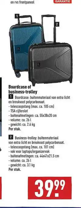 ALDI Boardcase Of Business-Trolley aanbieding